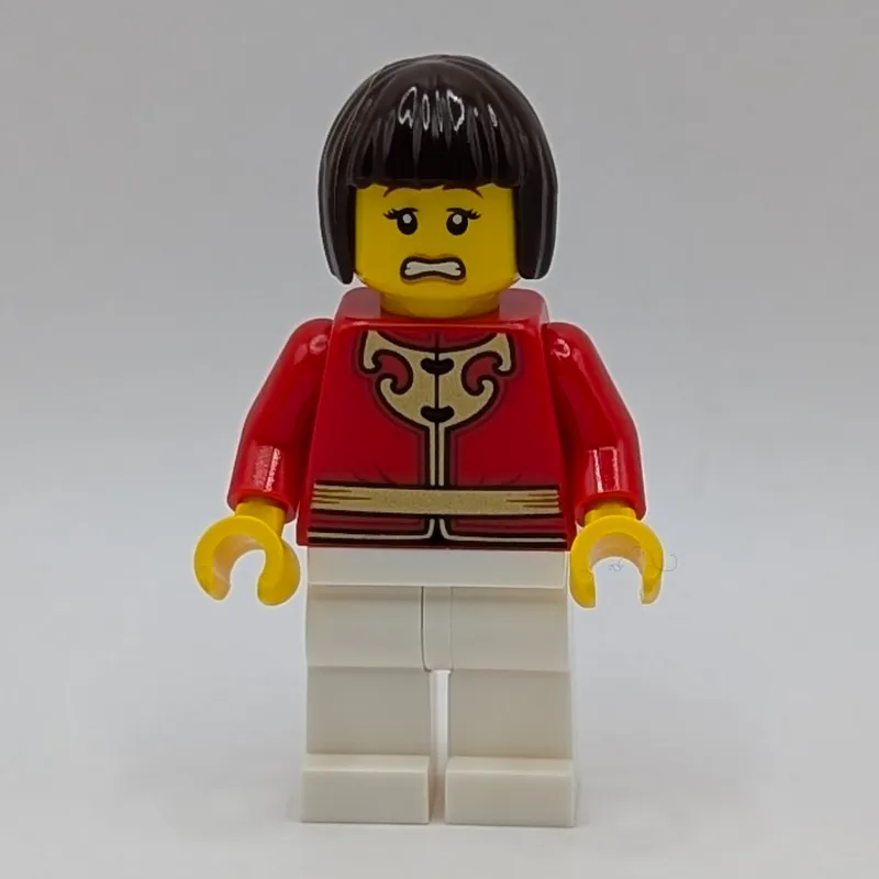 Dragon Operator, White Legs, Dark Brown Hair