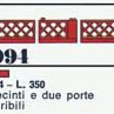 LEGO fences with garden gates