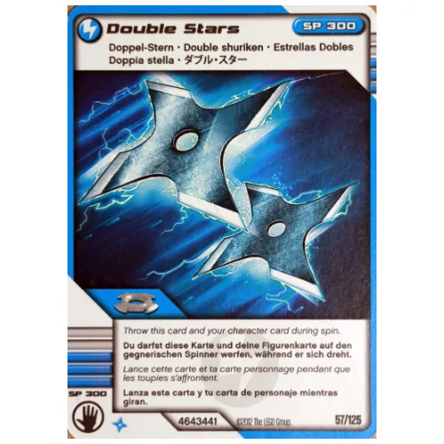 Trading Card, Ninjago Deck #2: 57 - Double Stars - International Version