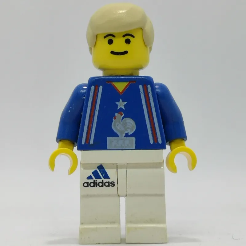 Soccer Player Blue Torso, White Legs 4