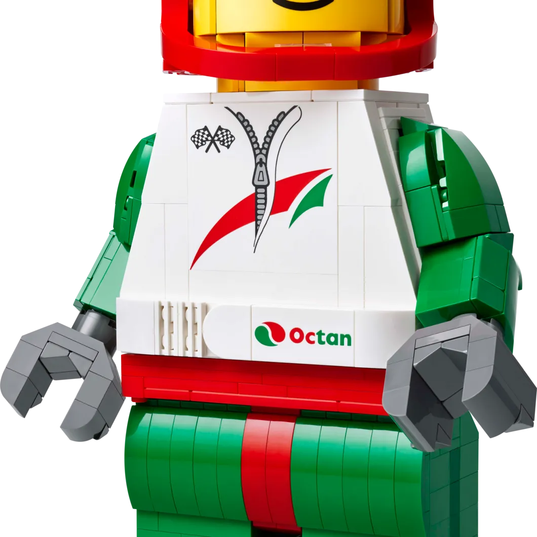 Up-Scaled Racing Driver Minifigure