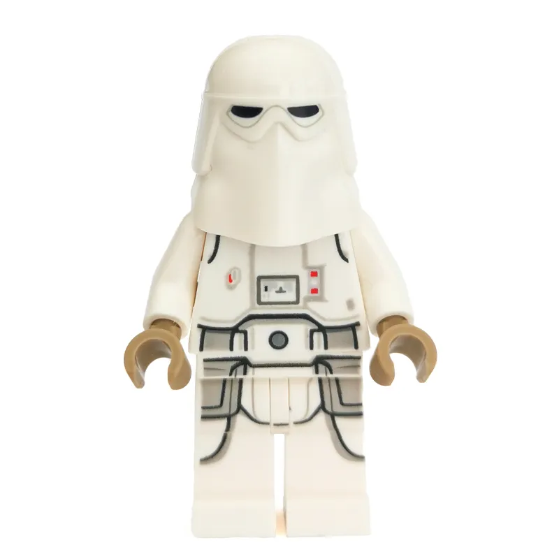 Snowtrooper, White Hips, Printed Legs, Dark Tan Hands (3626cpr1149 Head)
