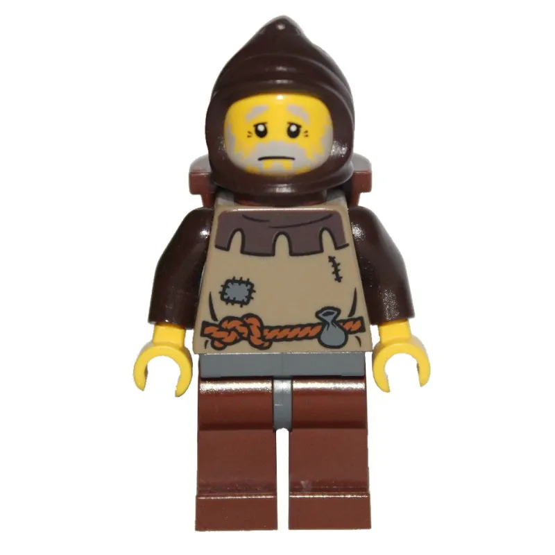 Peasant (Fantasy Era) - Dark Brown Hood