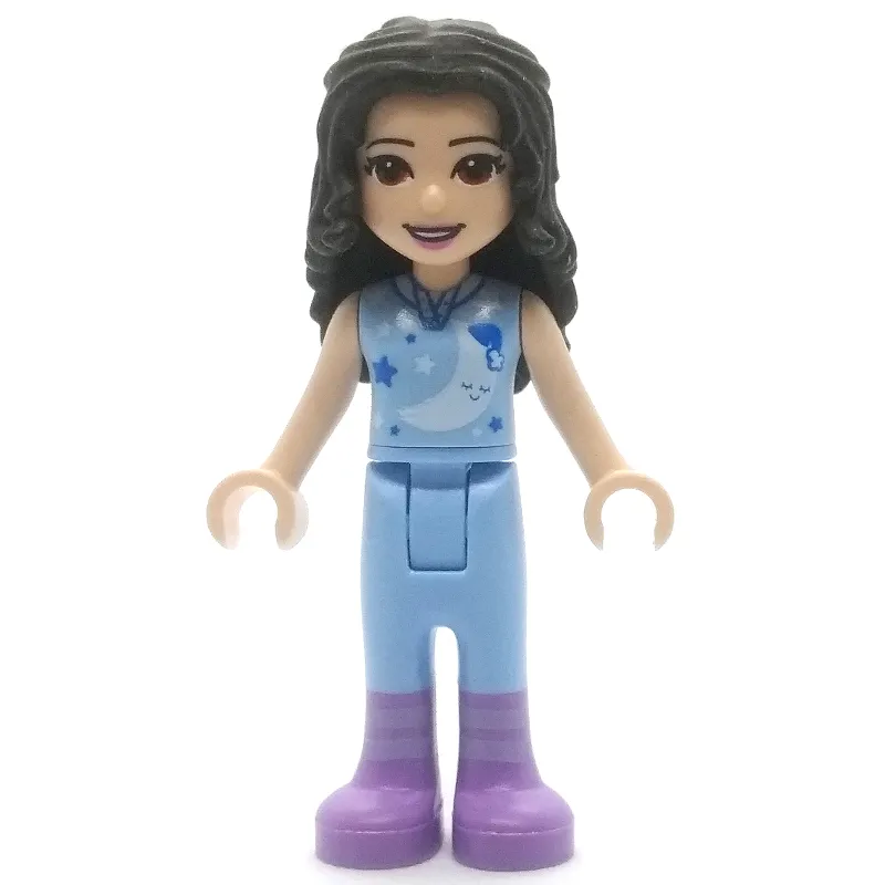 Emma - Bright Light Blue Pajamas