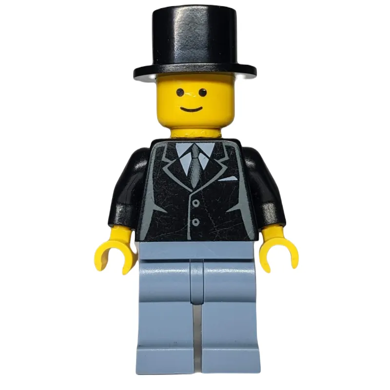 Groom, Black Torso, Sand Blue Legs