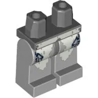 Hips and Light Bluish Gray Legs with Atlantis Shark Print