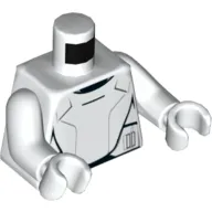 Torso Armor Panels Print (Flametrooper), White Arms and Hands