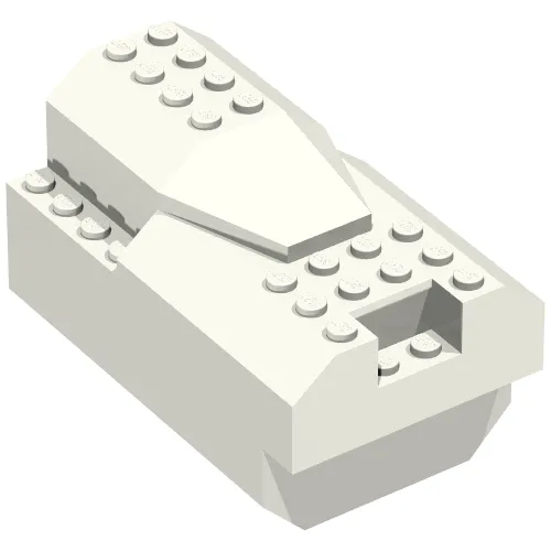 Light and Sound Rocket Engine, Battery Box with White Cover [Plain]