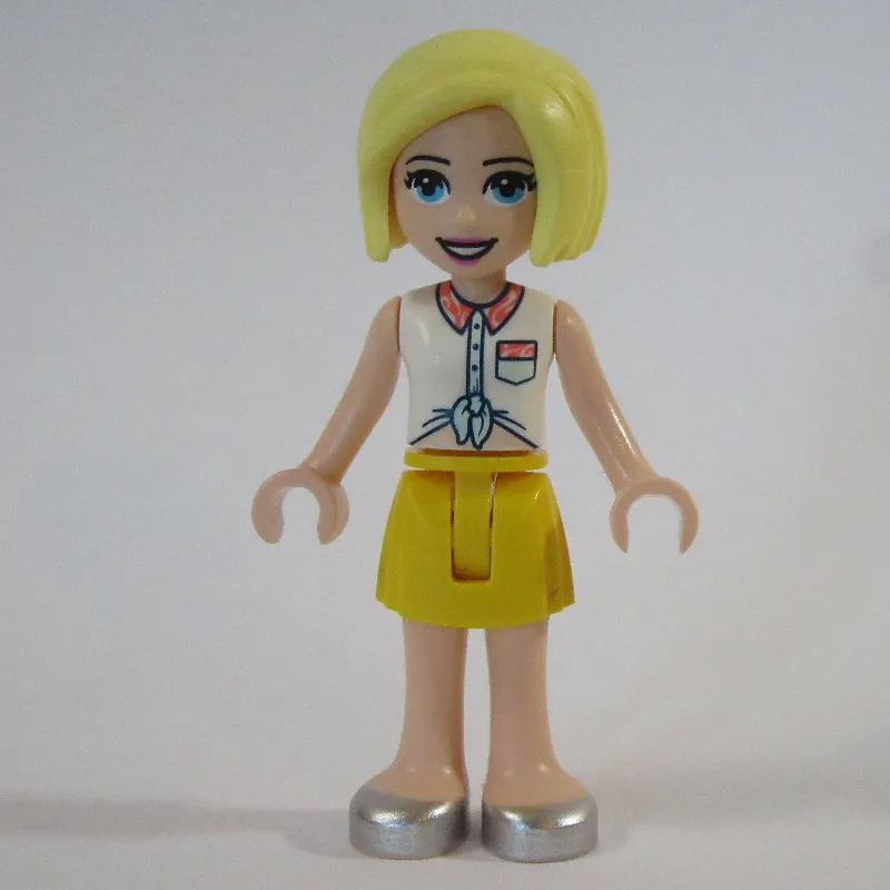 Roxy - White Shirt, Yellow Skirt