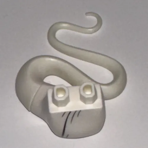 Lower Body with Tail, Black Robe Folds Print