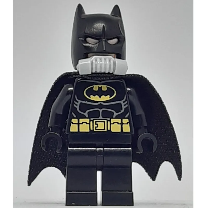 Batman, Black Suit, Black Cape and Cowl, Yellow Batman Logo, Breathing Apparatus
