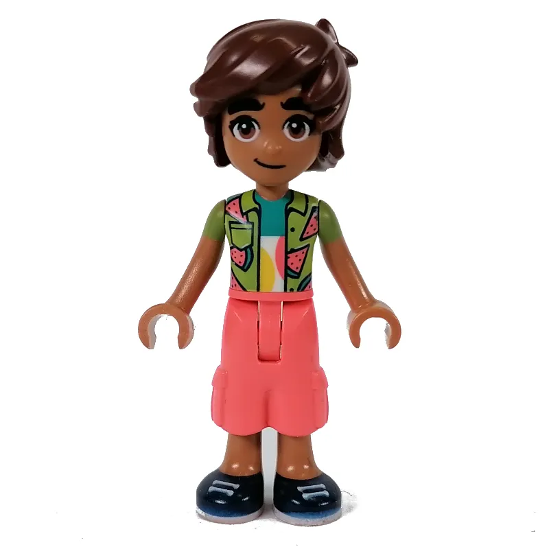 Leo - Lime Shirt, Coral Pants