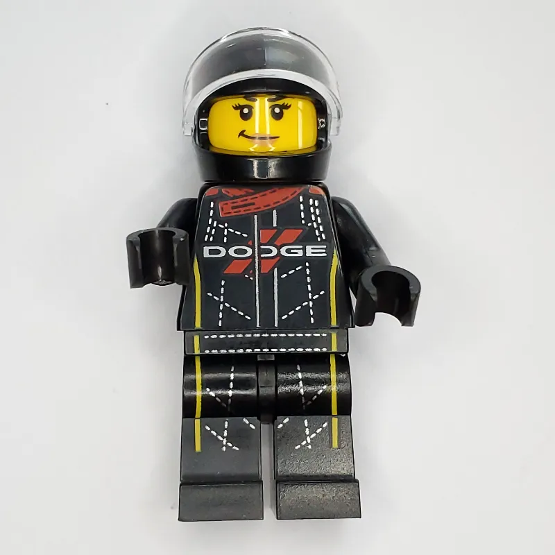 Race Driver - Black Torso, Black Legs, Black Helmet