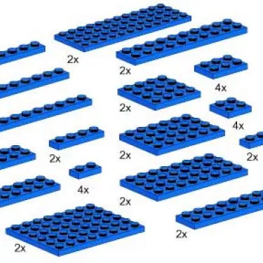 Plates, Blue