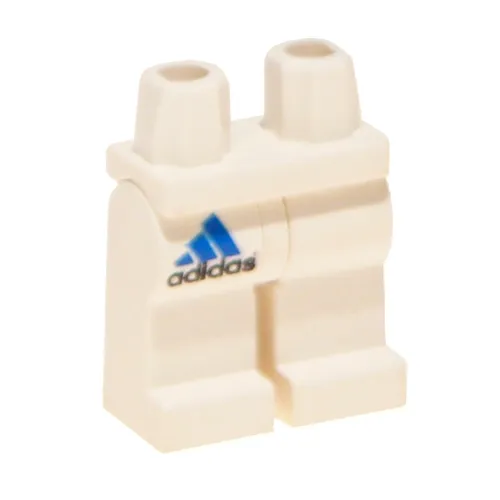 Hips and White Legs with Soccer Blue Adidas Logo Print