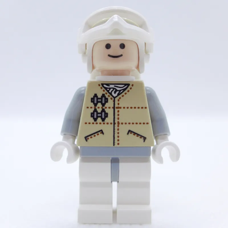 Rebel Trooper in Hoth Uniform, White Hat, Tan Jacket (46304 Goggles)
