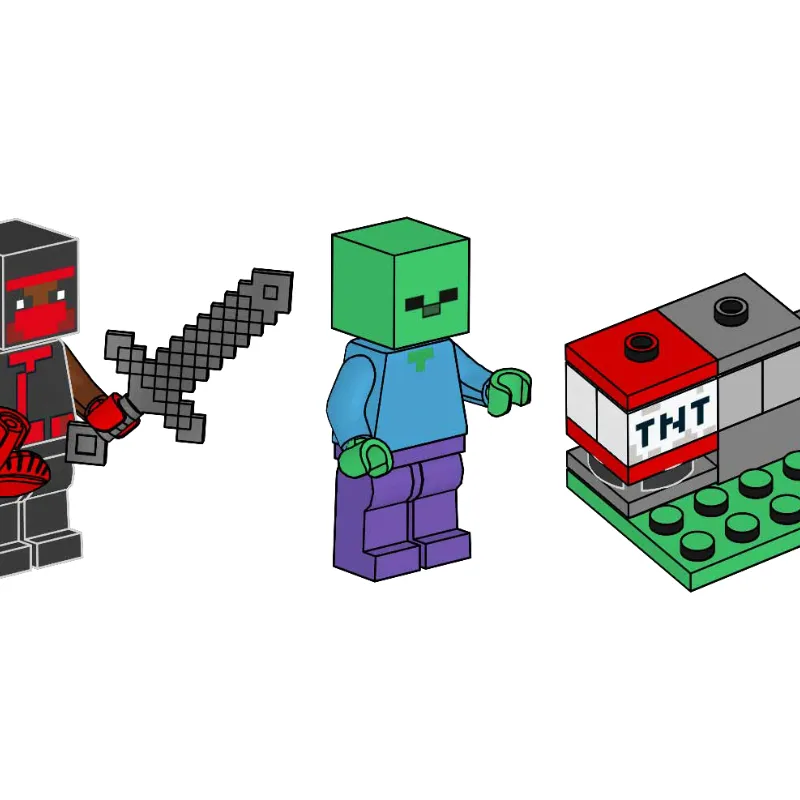 Ninja, Zombie and TNT Launcher
