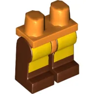 Hips and Reddish Brown Legs with Avatar Yellow Rectangles Print [3828 / 3829]