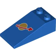 Slope 18° 4 x 2 with Classic Space Logo Print