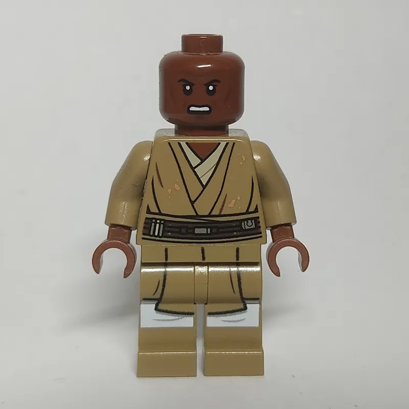Mace Windu, Dark Tan Printed Legs, Open Mouth