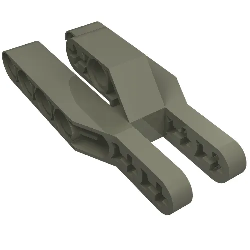 Technic Beam 3 x 7 x 2 Fork 3 Fingers