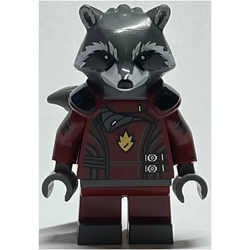 Rocket Raccoon in Dark Red Outfit
