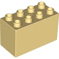 Duplo Brick 2 x 4 x 2 with Clock Print