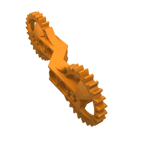 Technic Arm 1 x 7 x 3 with Gear Ends