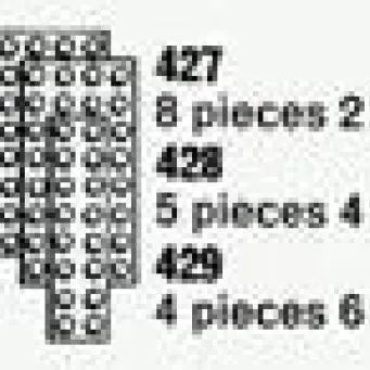 4 Plates 6 x 8 (The Building Toy)