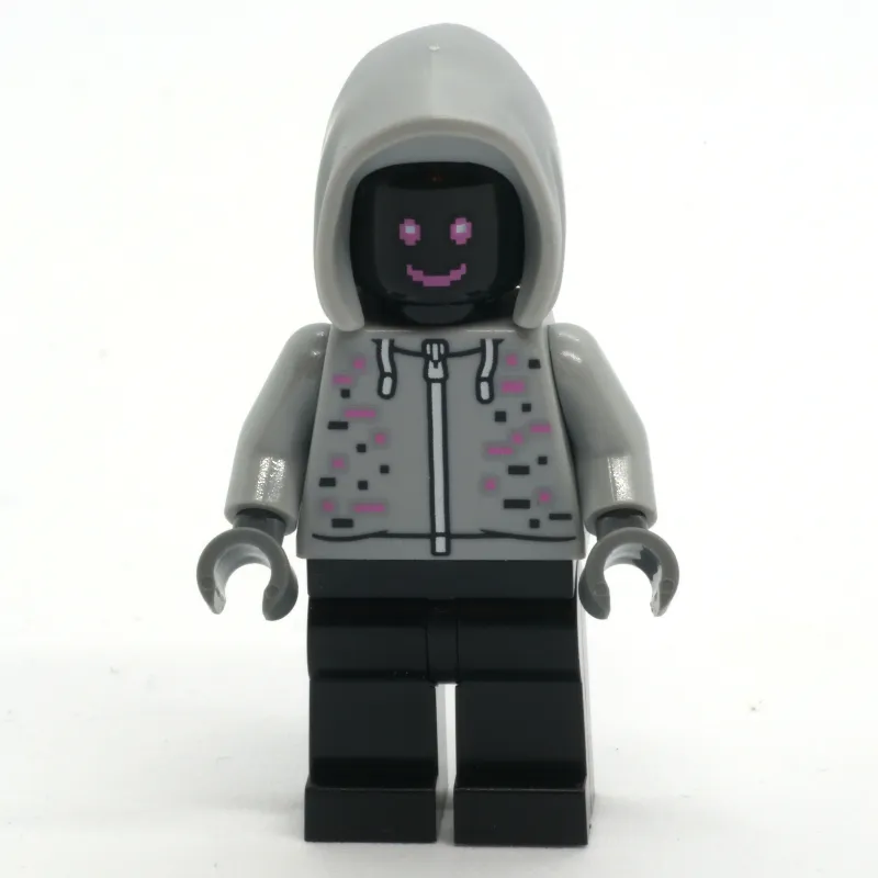 Robot, Light Bluish Gray Hoodie, Black Legs
