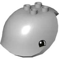 Duplo Animal Whale Head with Crescent Eyes Print