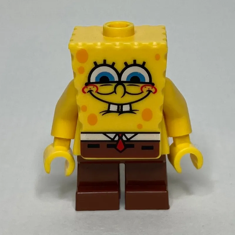 SpongeBob Squarepants with Smile and Red Cheeks