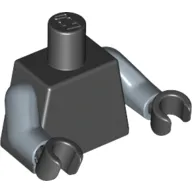 Torso, Sand Blue Arms, Black Hands [Plain]