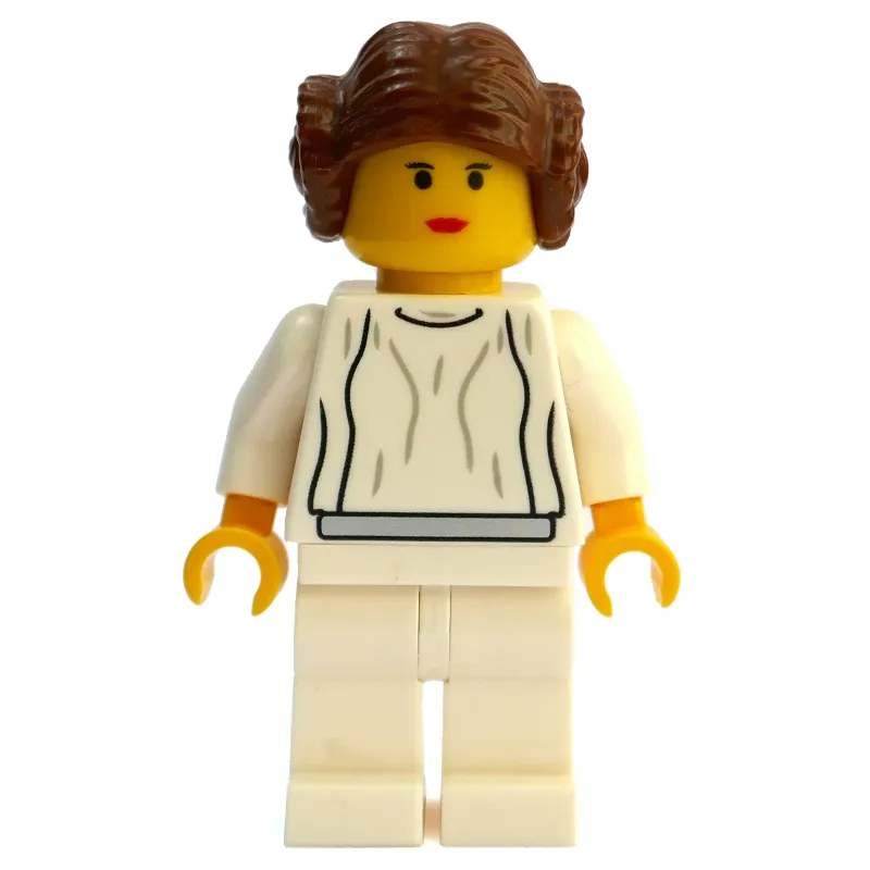 Princess Leia, White Robe, Yellow Skin (3626c Head)