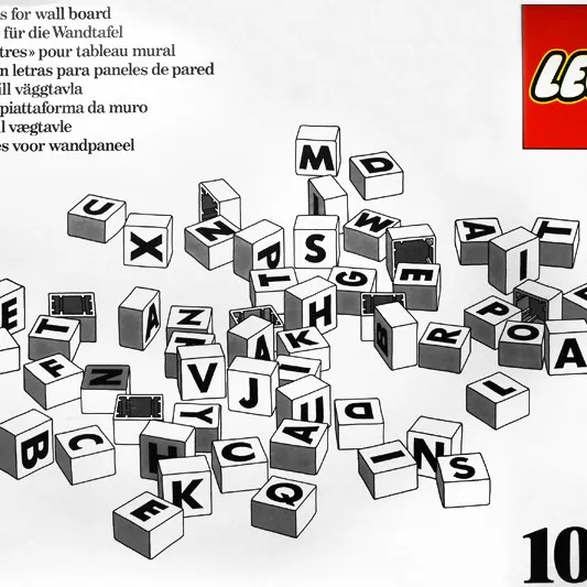 Letter Bricks for Wall Board