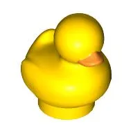 Animal, Bird, Duck / Duckling with Orange Beak print
