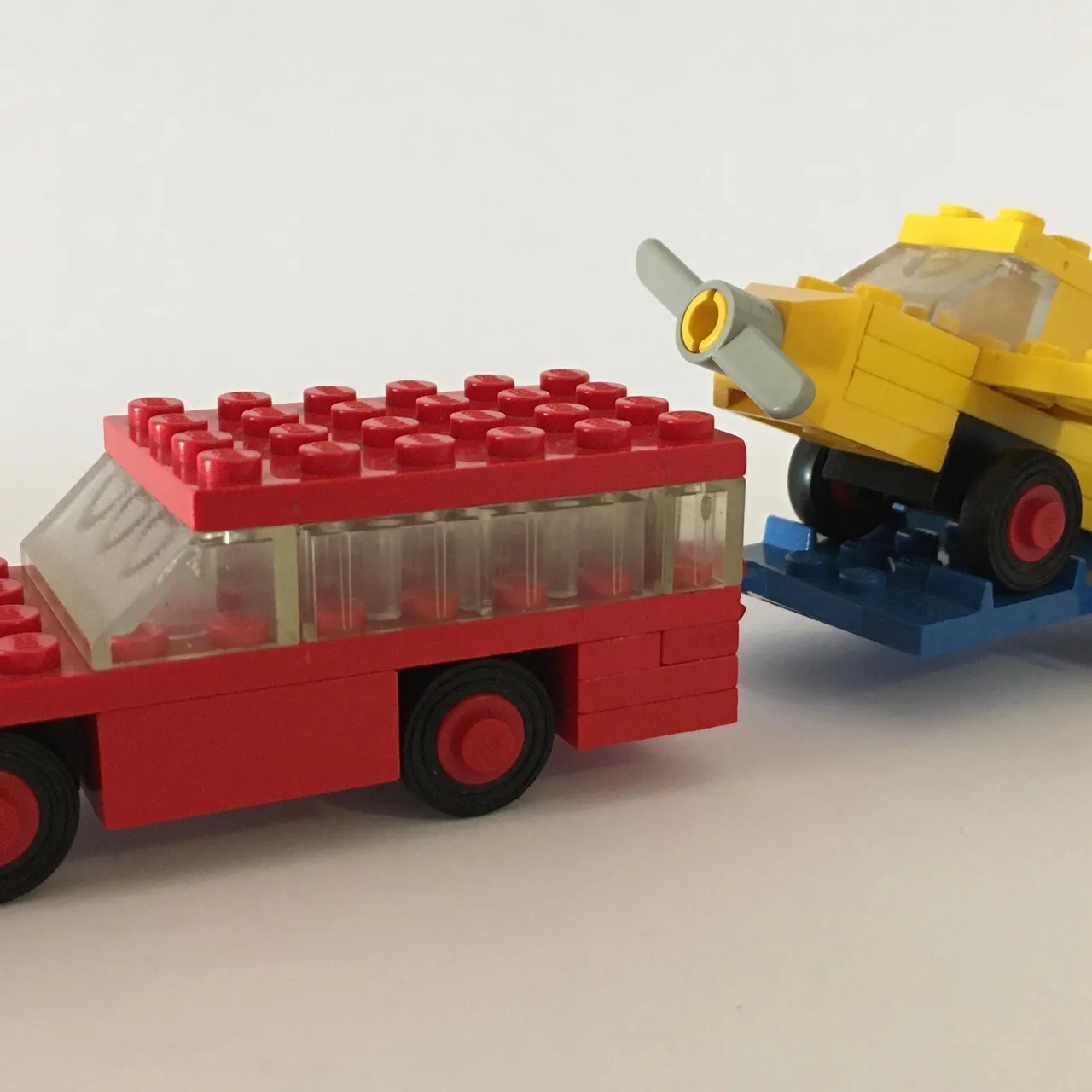 Car with Plane Transporter