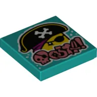 Tile 2 x 2 with Pirate Voice Print