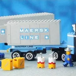 Maersk Line Container Truck