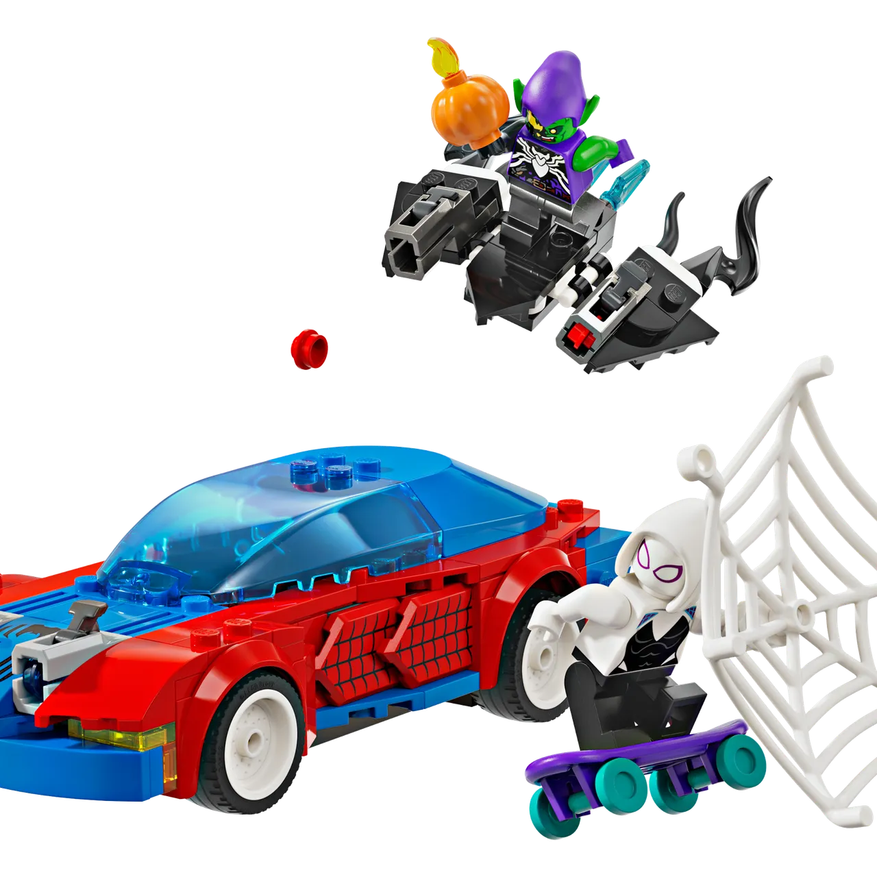 Spider-Man Race Car & Venom Green Goblin