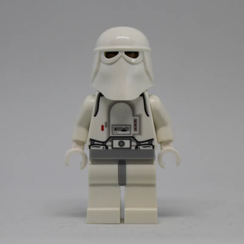 Snowtrooper, Light Bluish Gray Hips, Printed Black Head, White Hands