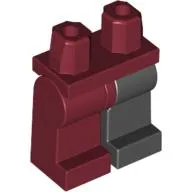 Hips and Black Left Leg, Dark Red Right Leg [Plain]