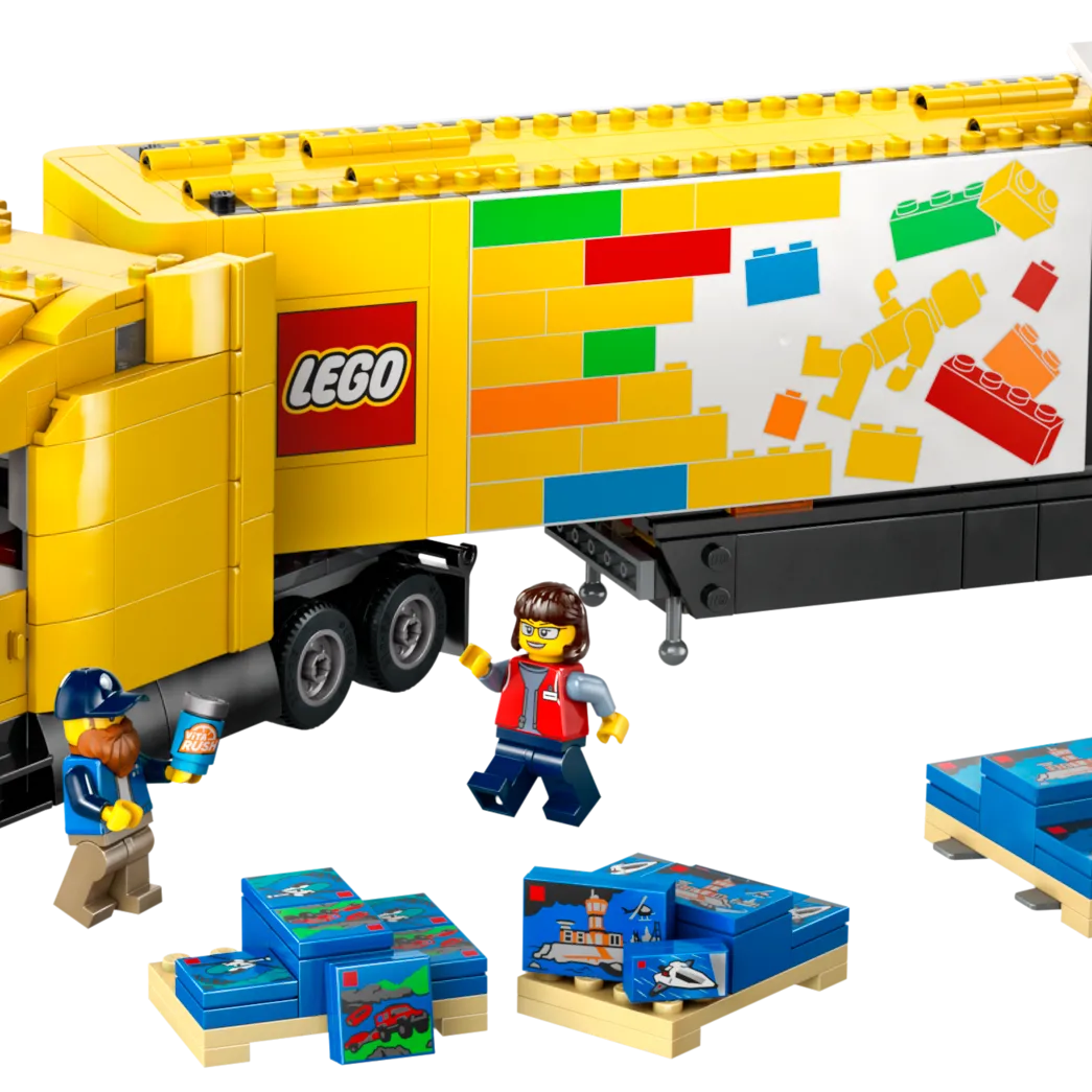 Yellow Delivery Truck