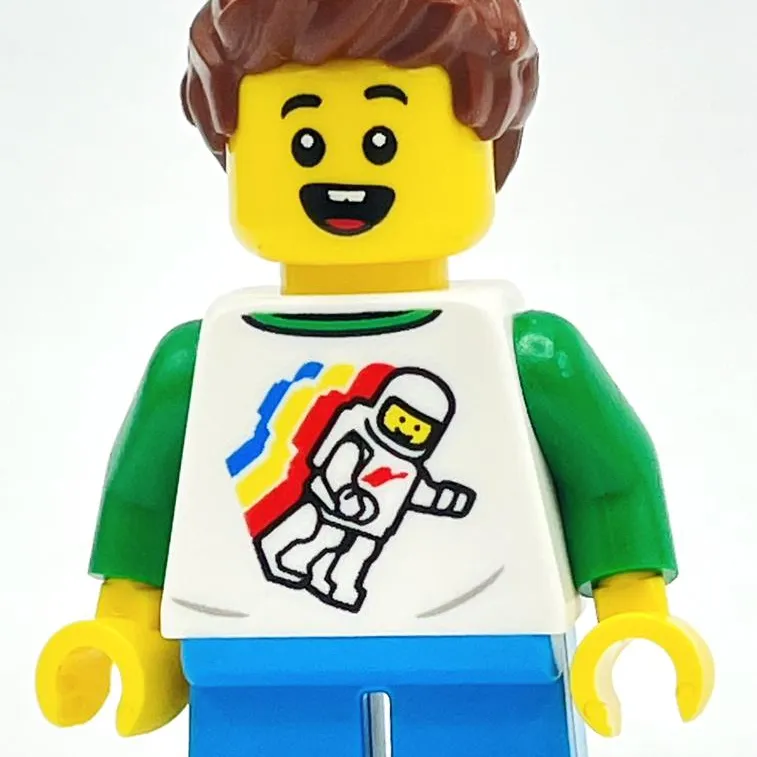 Kid - White Tors, Dark Azure Legs, Reddish Brown Hair