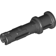 Technic Pin Long with Friction Ridges Lengthwise and Stop Bush [2 Lateral Holes, Small Pin Hole]