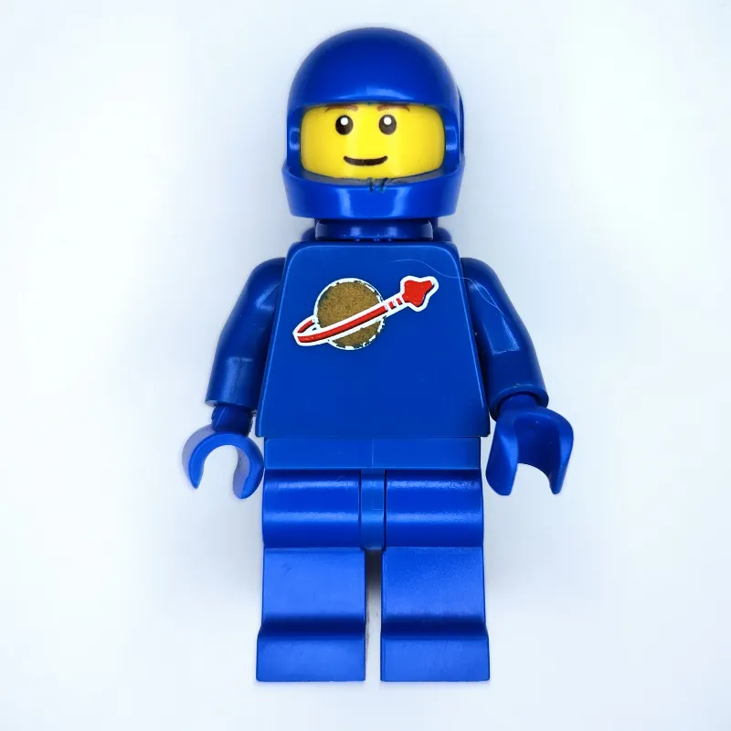 Classic Spaceman, Blue with Airtanks, Brown Eyebrows (2446 Helmet)