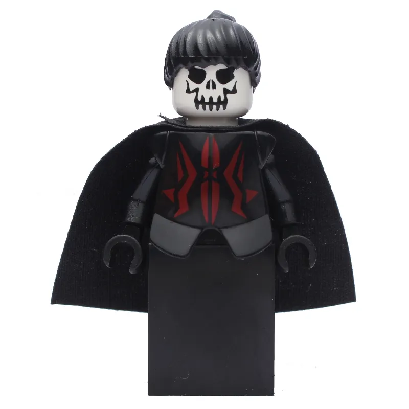 Queen, Skull Head, Black Dress, Black Cape, Black Hair