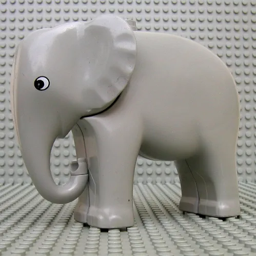 Duplo Animal Elephant with Eyes Print