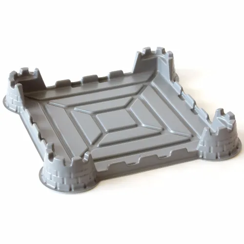 Baseplate Raised 40 x 40 x 5 Castle Chess Board with No Studs