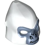 Mask Gorilla with Sand Blue Face and Fangs Print